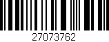 Código de barras (EAN, GTIN, SKU, ISBN): '27073762'