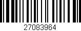 Código de barras (EAN, GTIN, SKU, ISBN): '27083964'