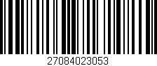 Código de barras (EAN, GTIN, SKU, ISBN): '27084023053'