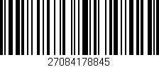 Código de barras (EAN, GTIN, SKU, ISBN): '27084178845'