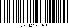 Código de barras (EAN, GTIN, SKU, ISBN): '27084178852'