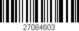 Código de barras (EAN, GTIN, SKU, ISBN): '27084603'