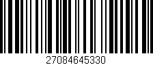 Código de barras (EAN, GTIN, SKU, ISBN): '27084645330'