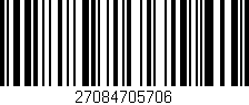 Código de barras (EAN, GTIN, SKU, ISBN): '27084705706'