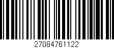 Código de barras (EAN, GTIN, SKU, ISBN): '27084761122'