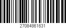 Código de barras (EAN, GTIN, SKU, ISBN): '27084861631'