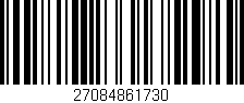 Código de barras (EAN, GTIN, SKU, ISBN): '27084861730'