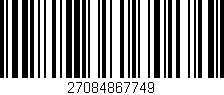 Código de barras (EAN, GTIN, SKU, ISBN): '27084867749'