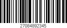 Código de barras (EAN, GTIN, SKU, ISBN): '27084892345'