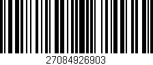 Código de barras (EAN, GTIN, SKU, ISBN): '27084926903'