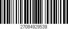 Código de barras (EAN, GTIN, SKU, ISBN): '27084929539'