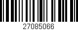 Código de barras (EAN, GTIN, SKU, ISBN): '27085066'