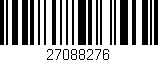 Código de barras (EAN, GTIN, SKU, ISBN): '27088276'
