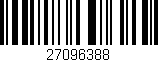 Código de barras (EAN, GTIN, SKU, ISBN): '27096388'
