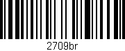 Código de barras (EAN, GTIN, SKU, ISBN): '2709br'