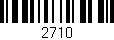 Código de barras (EAN, GTIN, SKU, ISBN): '2710'