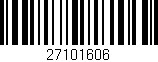Código de barras (EAN, GTIN, SKU, ISBN): '27101606'