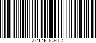 Código de barras (EAN, GTIN, SKU, ISBN): '271016_8459_4'