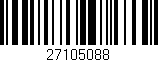 Código de barras (EAN, GTIN, SKU, ISBN): '27105088'