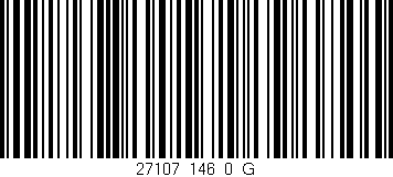 Código de barras (EAN, GTIN, SKU, ISBN): '27107_146_0_G'