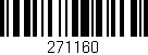 Código de barras (EAN, GTIN, SKU, ISBN): '271160'
