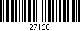 Código de barras (EAN, GTIN, SKU, ISBN): '27120'