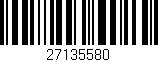Código de barras (EAN, GTIN, SKU, ISBN): '27135580'