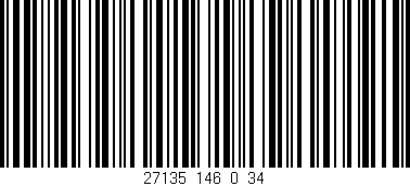 Código de barras (EAN, GTIN, SKU, ISBN): '27135_146_0_34'