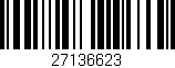 Código de barras (EAN, GTIN, SKU, ISBN): '27136623'