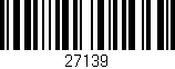 Código de barras (EAN, GTIN, SKU, ISBN): '27139'