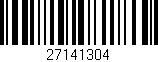 Código de barras (EAN, GTIN, SKU, ISBN): '27141304'