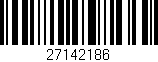 Código de barras (EAN, GTIN, SKU, ISBN): '27142186'