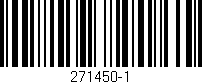 Código de barras (EAN, GTIN, SKU, ISBN): '271450-1'