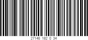 Código de barras (EAN, GTIN, SKU, ISBN): '27146_182_0_34'