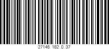Código de barras (EAN, GTIN, SKU, ISBN): '27146_182_0_37'