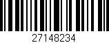 Código de barras (EAN, GTIN, SKU, ISBN): '27148234'