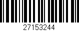 Código de barras (EAN, GTIN, SKU, ISBN): '27153244'