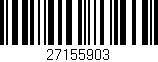 Código de barras (EAN, GTIN, SKU, ISBN): '27155903'