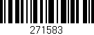 Código de barras (EAN, GTIN, SKU, ISBN): '271583'