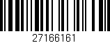 Código de barras (EAN, GTIN, SKU, ISBN): '27166161'