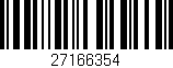 Código de barras (EAN, GTIN, SKU, ISBN): '27166354'