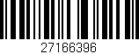 Código de barras (EAN, GTIN, SKU, ISBN): '27166396'