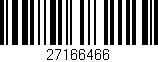 Código de barras (EAN, GTIN, SKU, ISBN): '27166466'