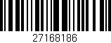 Código de barras (EAN, GTIN, SKU, ISBN): '27168186'