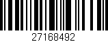 Código de barras (EAN, GTIN, SKU, ISBN): '27168492'