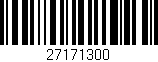 Código de barras (EAN, GTIN, SKU, ISBN): '27171300'