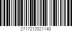 Código de barras (EAN, GTIN, SKU, ISBN): '2717212021140'