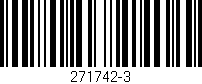 Código de barras (EAN, GTIN, SKU, ISBN): '271742-3'