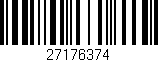 Código de barras (EAN, GTIN, SKU, ISBN): '27176374'