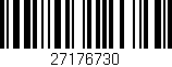 Código de barras (EAN, GTIN, SKU, ISBN): '27176730'